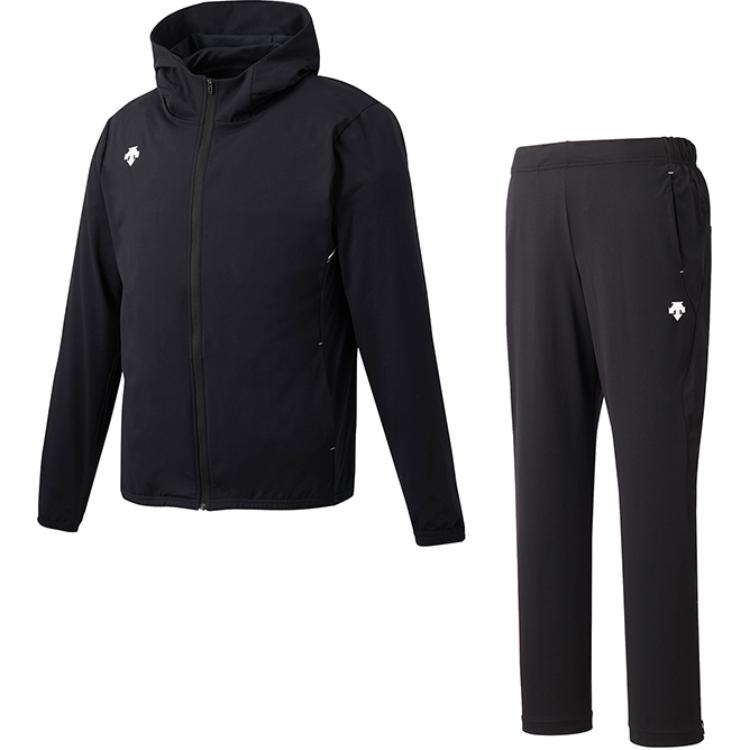 DESCENTE TRAINING Hoodie & Jogger Set Unisex - Solid Color Small Logo Design DTM1320S