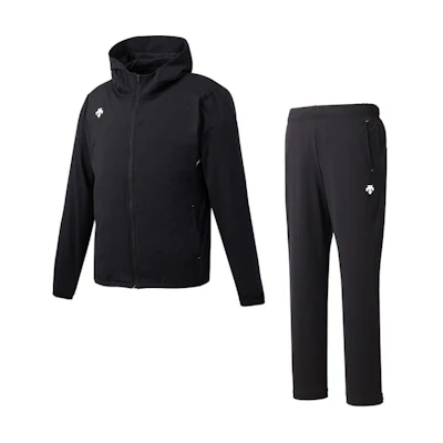 DESCENTE TRAINING Hoodie & Jogger Set Unisex - Solid Color Small Logo Design DTM1320S