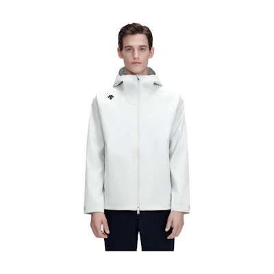 DESCENTE TRAINING Logo Print Water-Resistant Jacket Sports Casual Wear D2331TWT53