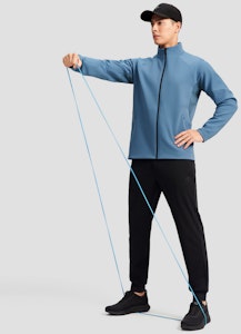 DESCENTE Jaket Sukan Knit Bernafas Siri Latihan Fitness D4131TFT54 3