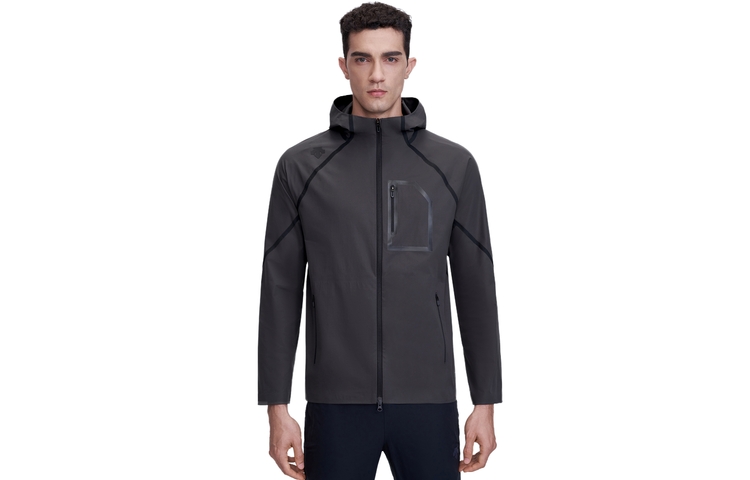 DESCENTE TRAINING Series Hooded Sports Jacket with Zipper Pocket D2491TWT51