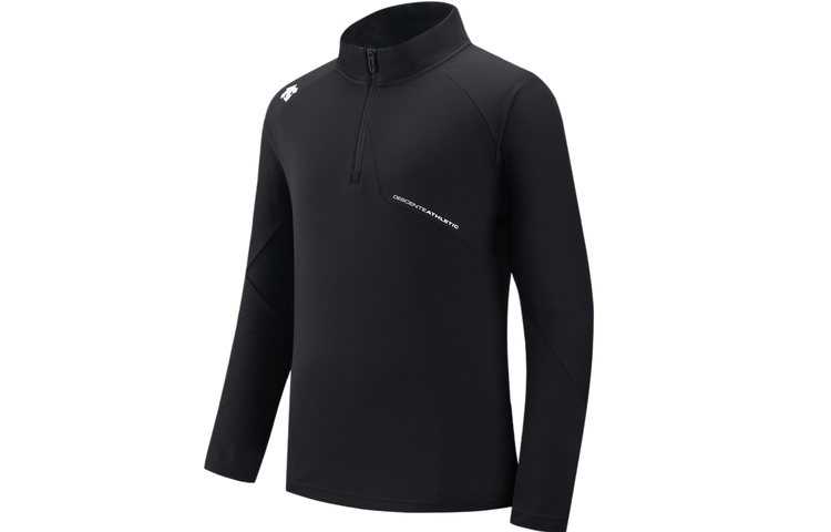 DESCENTE TRAINING Series Logo Long Sleeve Knit Jacket Spring/Autumn D2431TTL55