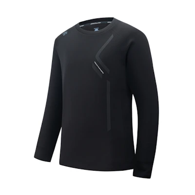 DESCENTE Training Series Logo Print Crewneck Long Sleeve Sweatshirt D2431THT55