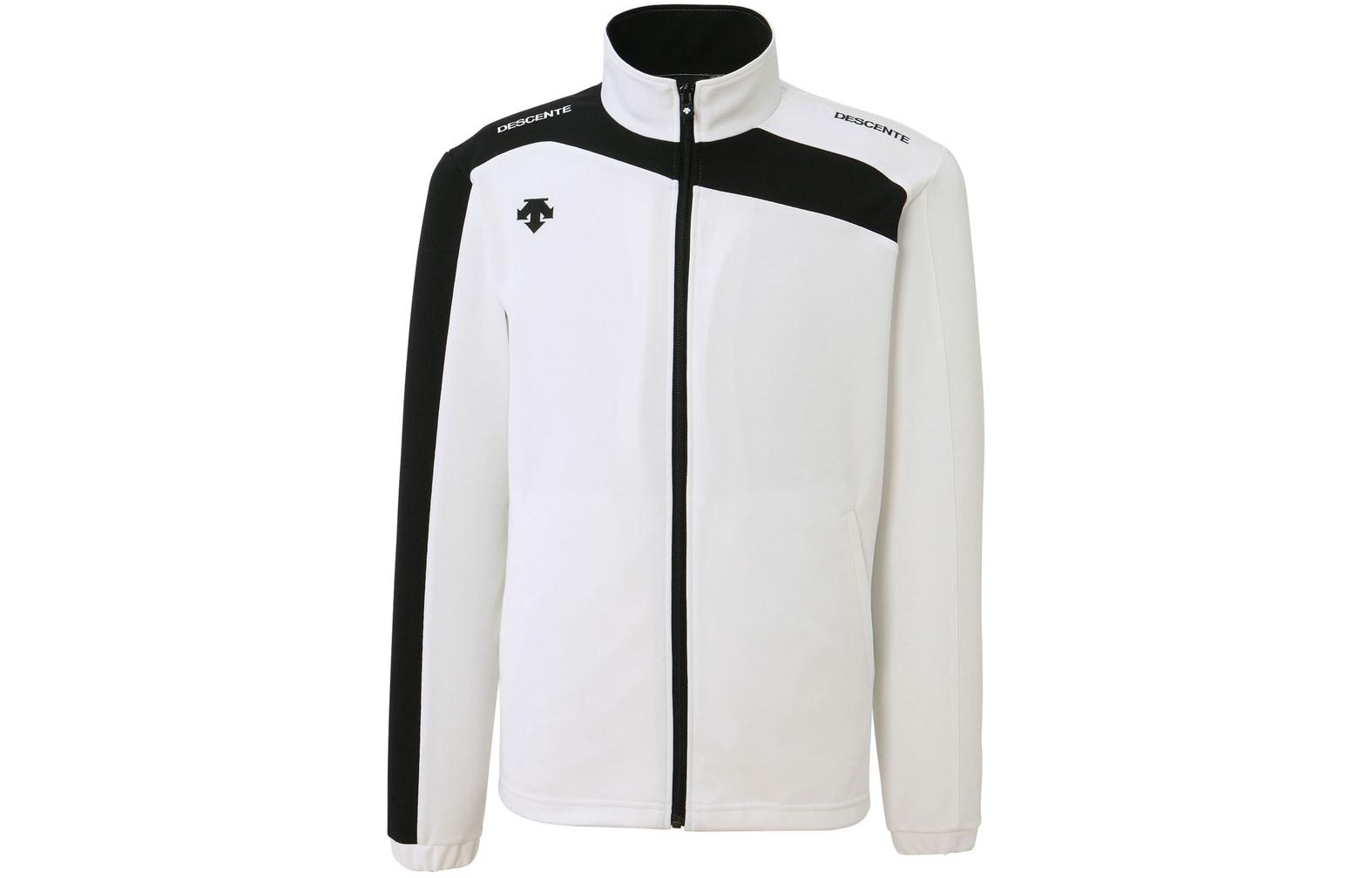 DESCENTE Training Series Retro Zip-Up Track Jacket White DTM1550BWHT