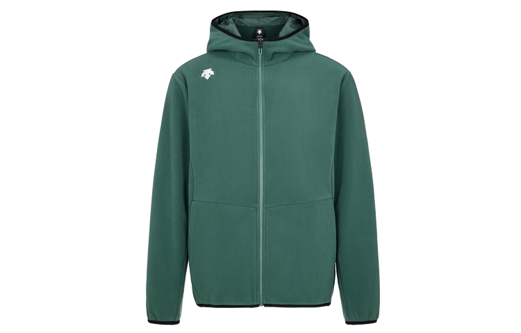 DESCENTE Training Series Solid Color Hooded Knit Sports Jacket D3431TKT55