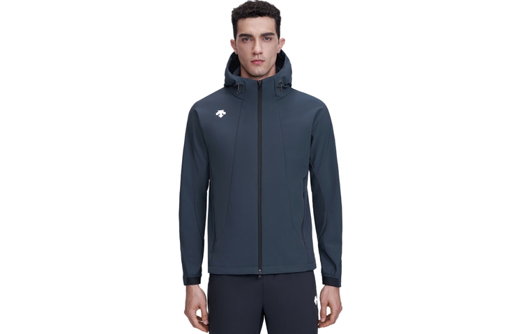 DESCENTE Training Series Solid Color Woven Hooded Jacket Spring Autumn Men D2491TJK89C