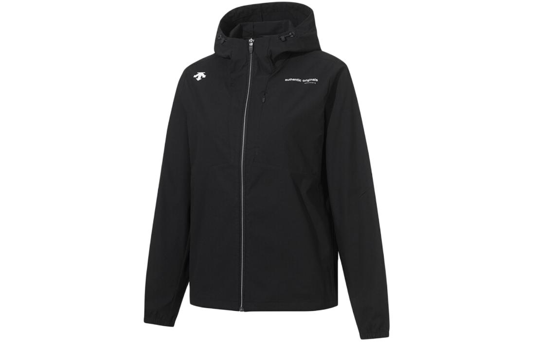 Shop DESCENTE TRAINING系列男女連帽外套附Logo字母印花設計 SP123RWB22