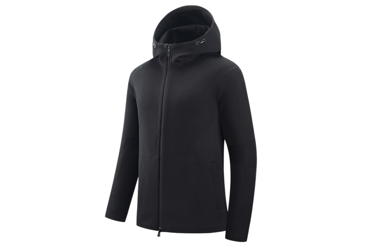DESCENTE Training Series Zip Hoodie Jacket - Solid Color for Spring/Fall D2431TFT58