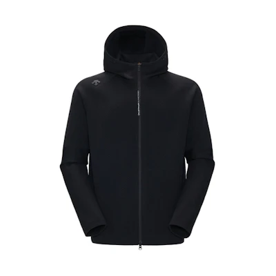 DESCENTE TRAINING Solid Color Logo Knit Casual Sports Jacket D3131TFT50