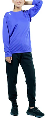 DESCENTE TRAINING TEAM 男女快乾排汗圓領運動衫 DMC5801LB 1