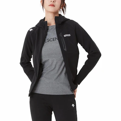 DESCENTE TRAINING Unisex Fashion Sports Hooded Zip Jacket Long Sleeve Casual Wear SP123TFT14 2