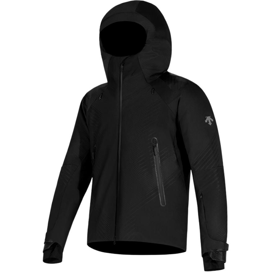DESCENTE TRAINING Waterproof Breathable Double-Zip Jacket Black Mens DWMWGK01AD