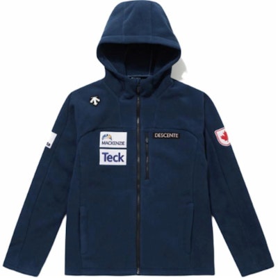 DESCENTE Unisex Hoodie Full-Zip Jacket with Pockets SO323SKT98 Cheap DESCENTE Unisex Hoodie Full-Zip Jacket with Pockets SO323SKT98