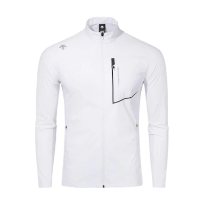 DESCENTE Unisex Lightweight Full-Zip Long Sleeve Jacket with Logo Print SP323TFT71