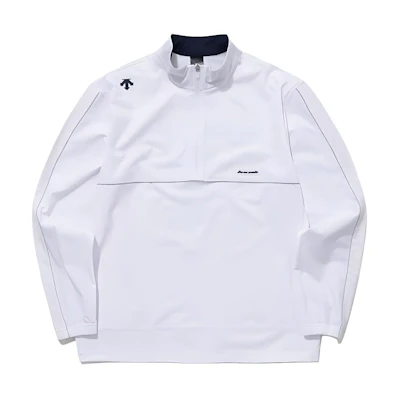 DESCENTE Unisex Logo Printed Pullover Long Sleeve Jacket SP223UAN41