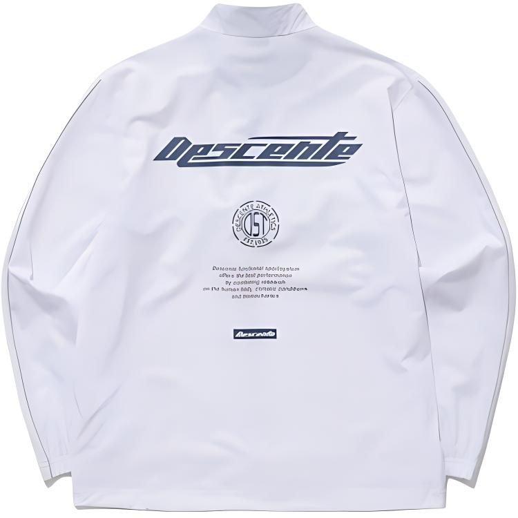 Lookbook DESCENTE Unisex Logo Printed Pullover Long Sleeve Jacket SP223UAN41