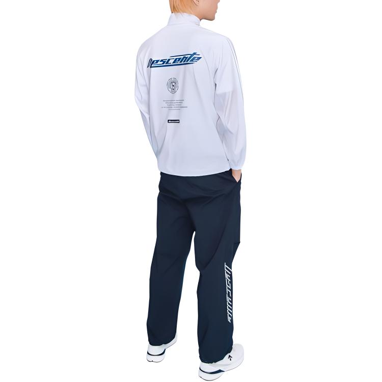 Shop DESCENTE Unisex Logo Printed Pullover Long Sleeve Jacket SP223UAN41