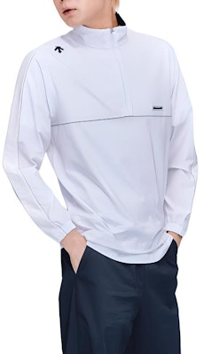 DESCENTE Unisex Logo Printed Pullover Long Sleeve Jacket SP223UAN41 Sizing DESCENTE Unisex Logo Printed Pullover Long Sleeve Jacket SP223UAN41