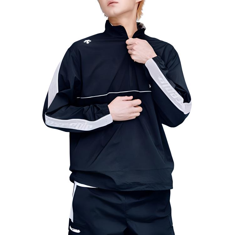 Cheap DESCENTE Unisex Logo Printed Pullover Long Sleeve Jacket SP223UAN41