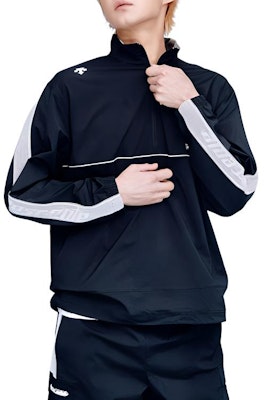 DESCENTE Unisex Logo Printed Pullover Long Sleeve Jacket SP223UAN41 Cheap DESCENTE Unisex Logo Printed Pullover Long Sleeve Jacket SP223UAN41