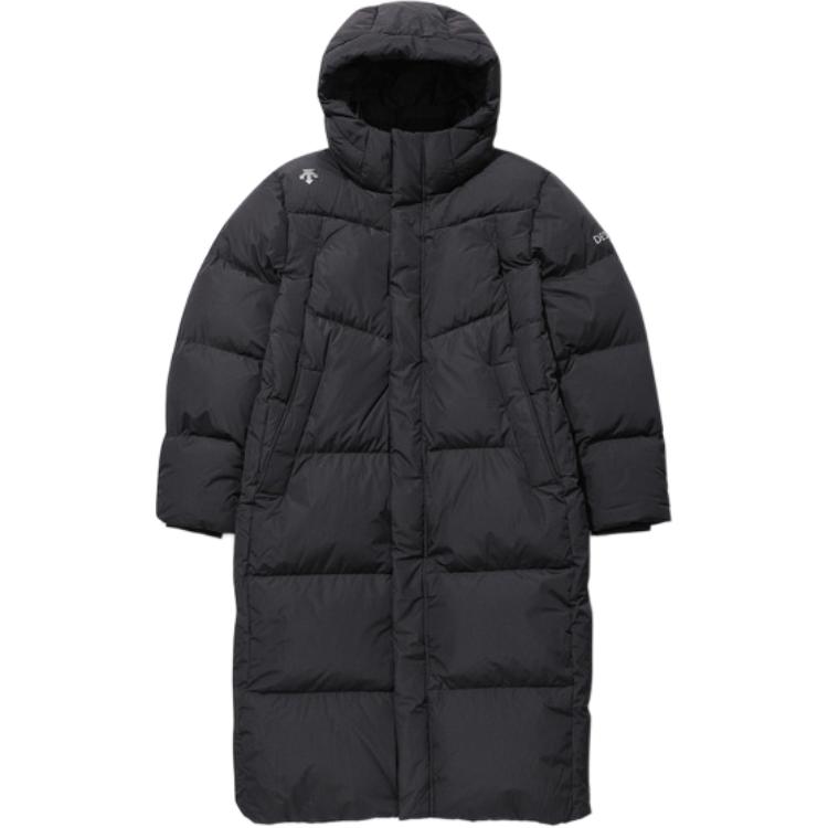 Lookbook DESCENTE Unisex Long Hooded Puffer Jacket with Logo – Warm & Stylish. SP323SDJ91