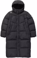 Lookbook DESCENTE Unisex Long Hooded Puffer Jacket with Logo – Warm & Stylish. SP323SDJ91