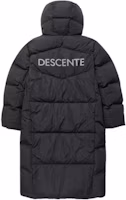 Shop DESCENTE Unisex Long Hooded Puffer Jacket with Logo – Warm & Stylish. SP323SDJ91
