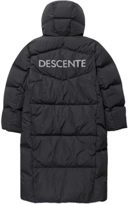 DESCENTE Unisex Long Hooded Puffer Jacket with Logo – Warm & Stylish. SP323SDJ91 Shop DESCENTE Unisex Long Hooded Puffer Jacket with Logo – Warm & Stylish. SP323SDJ91