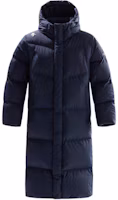 Details for DESCENTE Unisex Long Hooded Puffer Jacket with Logo – Warm & Stylish. SP323SDJ91