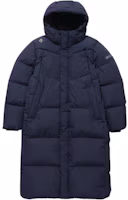 Sizing DESCENTE Unisex Long Hooded Puffer Jacket with Logo – Warm & Stylish. SP323SDJ91