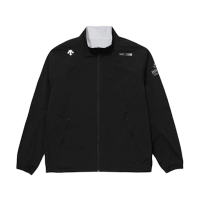 DESCENTE Unisex Reversible Zip-Up Stretch Jacket with Lettered Stand Collar SP221IWB42
