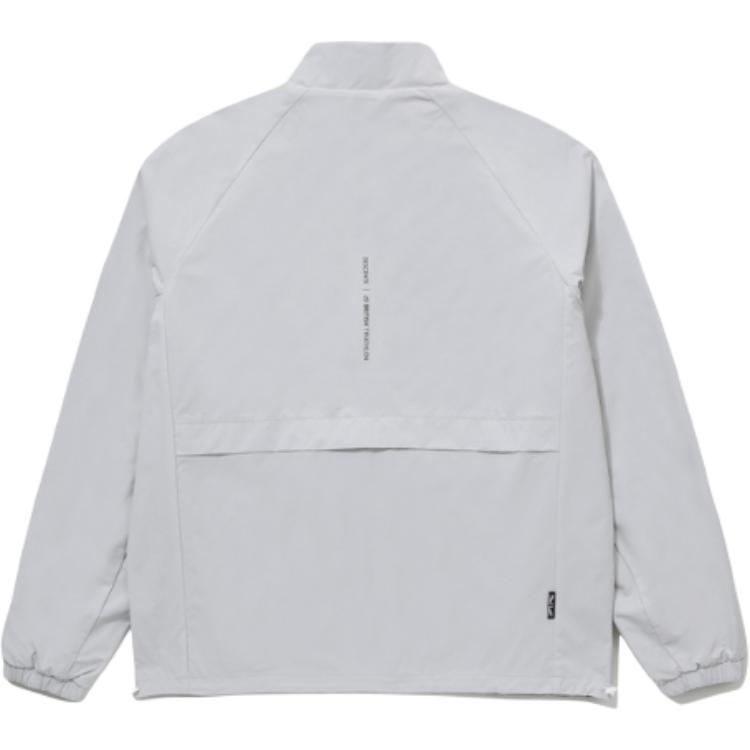 Shop DESCENTE Unisex Reversible Zip-Up Stretch Jacket with Lettered Stand Collar SP221IWB42