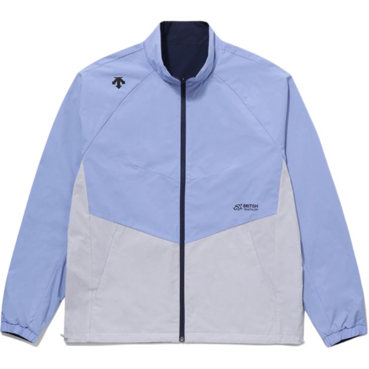 Details for DESCENTE Unisex Reversible Zip-Up Stretch Jacket with Lettered Stand Collar SP221IWB42