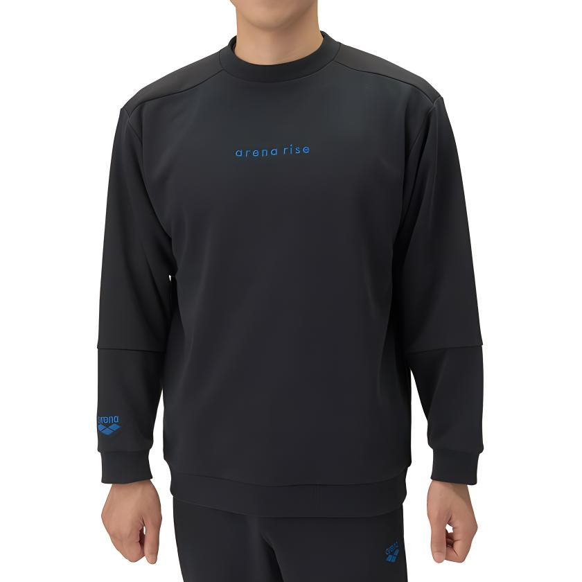 DESCENTE Unisex Sweat-Absorbing Oversized Long-Sleeve Sweatshirt AMUXJF02