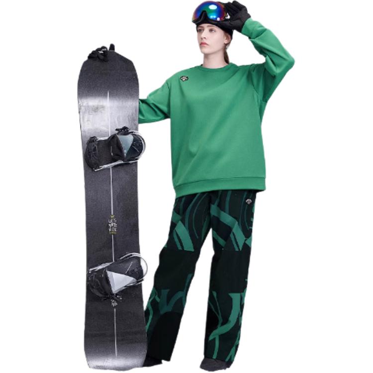 Shop デサント ユニセックス 防水 防風 スノーボード パンツ グリーン. D3133OSP60