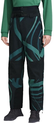 DESCENTE Unisex Waterproof Windproof Snowboarding Pants Green. D3133OSP60 Details for DESCENTE Unisex Waterproof Windproof Snowboarding Pants Green. D3133OSP60