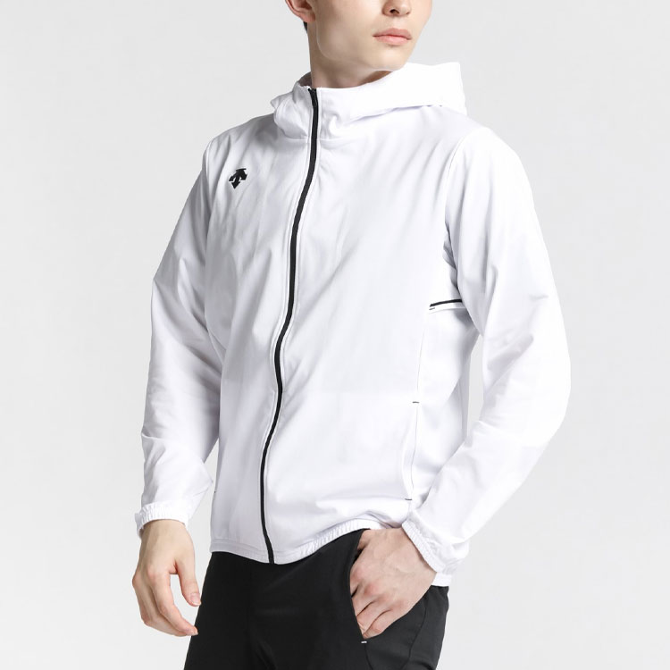 Cheap Chaqueta de Entrenamiento DESCENTE Voleibol con Capucha - Cortaviento y Elástica. DTM1320