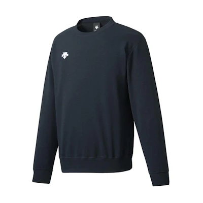 DESCENTE Volleyball Series Logo Print Sweat-Wicking Crewneck Sweatshirt Unisex DTM2602B