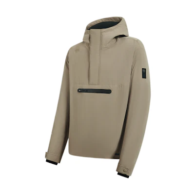 DESCENTE Water-Repellent Pullover Woven Jacket Beige D3191DWB31C