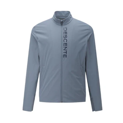 DESCENTE Waterproof Stand Collar Zip-Up Jacket Blue - Long Sleeve DP12MFBL22-DBLG