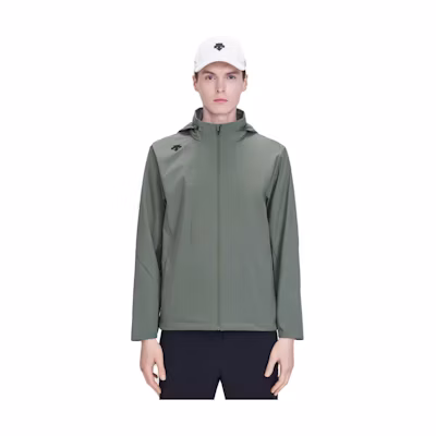 DESCENTE Woven Hooded Zip-Up Casual Sports Jacket D3191TJK50