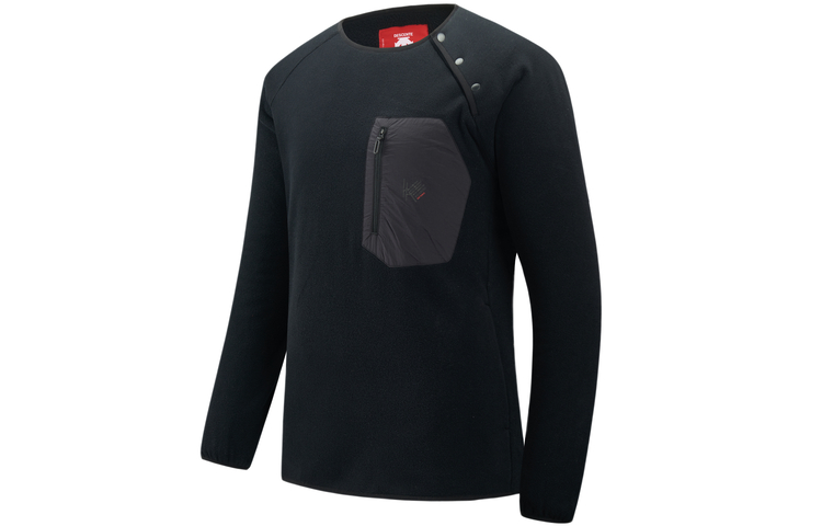 DESCENTE x Kazuki Kuraishi Collab Pocketed Knit Pullover Sweatshirt Unisex D2433XHT12