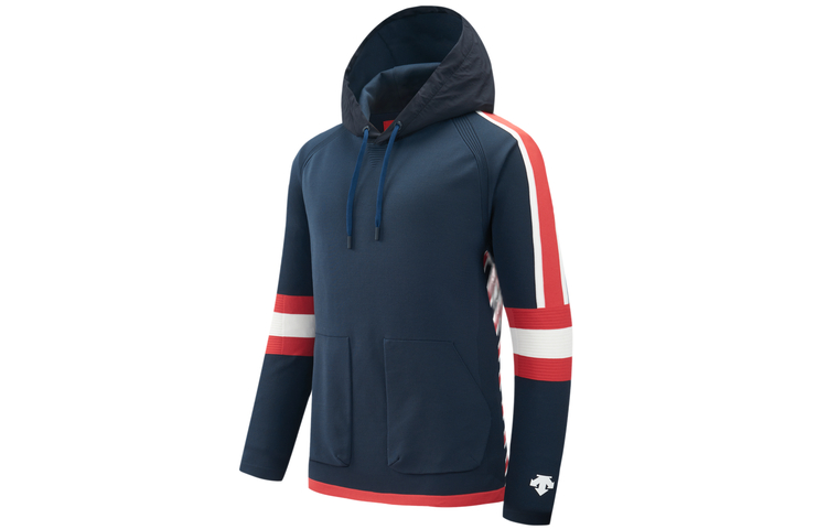 DESCENTE KAZUKI KURAISHI Colorblock Hoodie Unisex Collaboration Series D2433XHD11