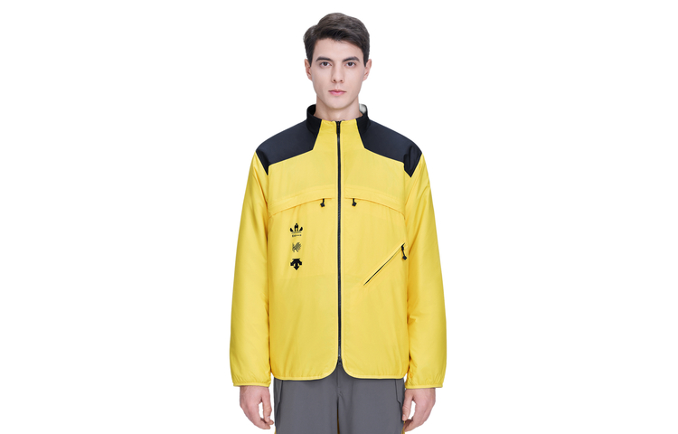 Cheap デサント x KAZUKI KURAISHI リップストップタフタ耐久カラーブロックスキージャケット 男女兼用 D3133XPD63