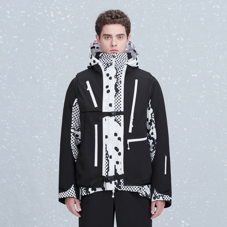 Shop DESCENTE x KAZUKI Waterproof Breathable Insulated Ski Jacket Unisex Snowboard Coat D2433XSJ11