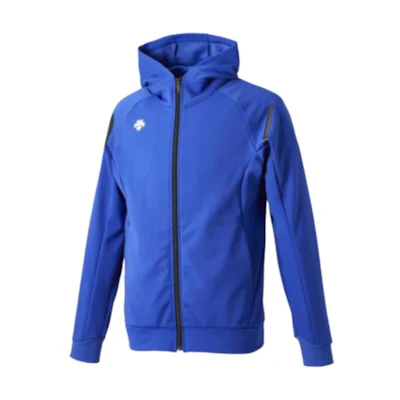 DESCENTE Lamborghini Logo Print Slim Fit Hoodie Jacket Men’s Blue DTM1013