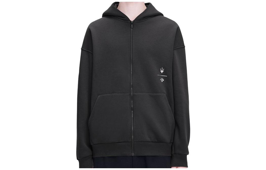 DESCENTE Maserati Solid Color Hoodie Long Sleeve Sweatshirt D2421IKT94