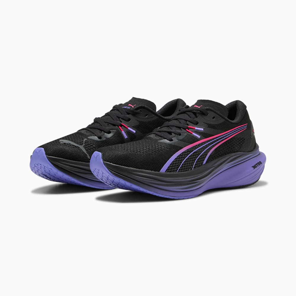 Order Deviate Nitro 3 Digi-Tokyo PUMA Hitam/Amethyst Gelap 312367-01
