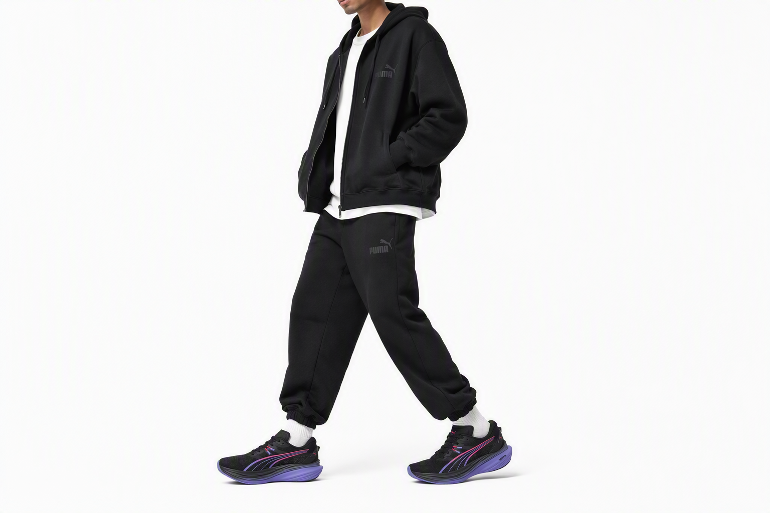Order Deviate Nitro 3 Digi-Tokyo PUMA 黑色/暗紫色 312367-01