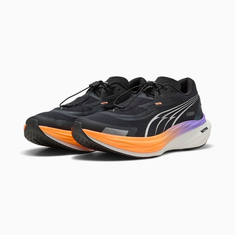 Order 彪马PUMA Deviate Nitro 3防水跑鞋 黑色/火焰红 310080-02